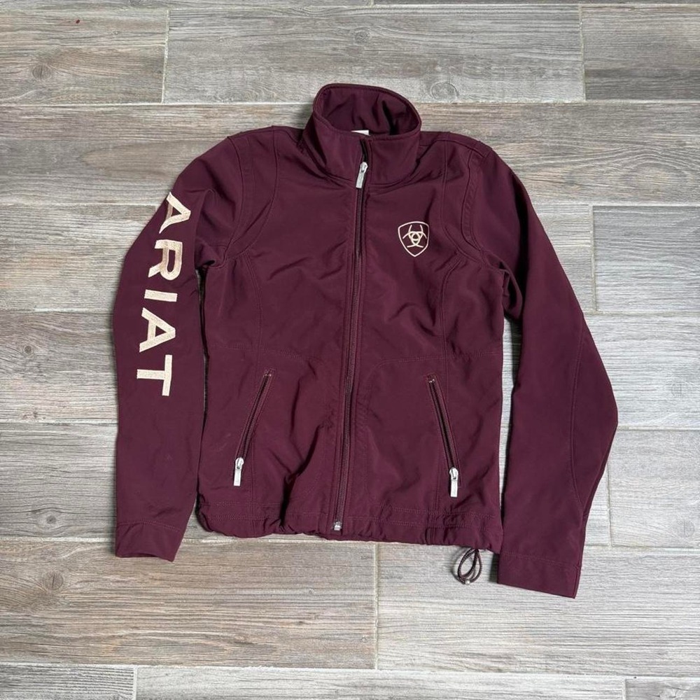 Ariat burgundy jacket size S